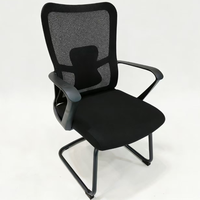 Chaise de conférence de bureau moderne en maille, très vendue, pour dirigeants et personnel, idéale pour les réunions scolaires, mobilier de bureau en gros