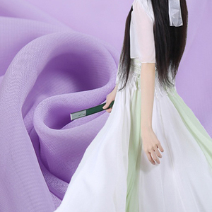 Tecido Chiffon Puro <span class=keywords><strong>Dubai</strong></span> 20d*26d PFP, Atacado de Tecido Chiffon Estampado Branco e Amarelo por Jarda - Product Image 5