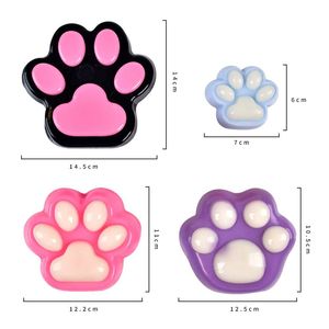 Super Cute Cat Claw Slow <b>Rebound</b> Simulation Plush Soft Plastic Squeeze Toy Pinch Music Decompression Toy - Product Image 1