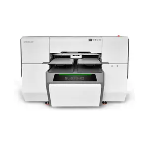 Impresora DTG de estación dual de gran formato personalizada, máquina de impresión de ropa