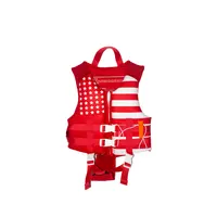 बच्चों जीवन जैकेट लाल समायोज्य सुरक्षा का पट्टा 1-9 साल के बच्चों के लिए उपयुक्त तैरने बनियान जीवन जैकेट