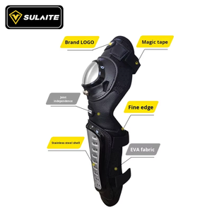Protège-genoux et coudes en acier inoxydable Sulaite pour <span class=keywords><strong>moto</strong></span>, protection complète pour adultes, conduite tout-terrain, course, protège-jambes - Product Image 3