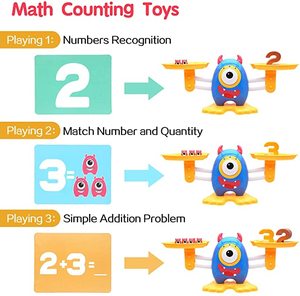 Quà Tặng Học Tập Bán Chạy Cho Trẻ Em Đồ Chơi Giáo Dục STEM Trò Chơi Đếm Số Tự Làm Quái Vật Cân Bằng Trò Chơi Toán Học Thú Vị Cho Trẻ Em - Product Image 5