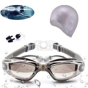 <span class=keywords><strong>Gafas</strong></span> <span class=keywords><strong>de</strong></span> natación antiniebla impermeables unisex <span class=keywords><strong>con</strong></span> tapón para los oídos, gorro <span class=keywords><strong>de</strong></span> natación <span class=keywords><strong>con</strong></span> protección auditiva óptima, nuevo diseño - Product Image 4
