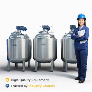 Ace Stainless Steel 100L 300L 500L Electric Mixing Tank With Agitator Industrial Homogenizer Liquid Soap Shampoo <b>Heated</b> Tank - Product Image 3
