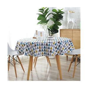 In đầy màu sắc dệt tam giác mô hình vòng Polyester/bông khăn trải bàn cho phòng khách ăn uống - Product Image 5