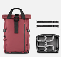 Sac à dos photo/vidéo OEM durable en tissu Oxford, grande capacité, résistant à l'eau, antivol, portable, pour photographie et voyages en extérieur
