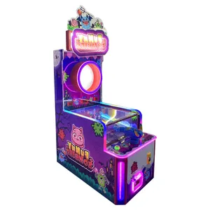 Mesin permainan anak-anak, dioperasikan koin Zombie lucu bola menembak Arcade Game anak-anak untuk dijual