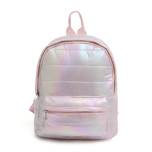 Paillettes <span class=keywords><strong>papillon</strong></span> mignon paillettes scintillant grand <span class=keywords><strong>sac</strong></span> à dos décontracté avec des boules de fourrure pour collège adolescentes - Product Image 1