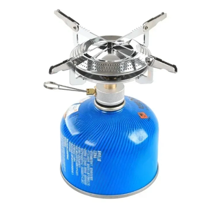 Camping en plein air Cuisinière À <span class=keywords><strong>Gaz</strong></span> Pliant Électronique Touriste Brûleur Portable Pliable Équipement Chauffage Randonnée Pêche Trekking - Product Image 6