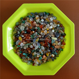 סין מקומי מעורב אבן גרניט טבעי אבן סלע משטח המכונה מתפורר חלוקי אבן לקישוט גינה למכירה - Product Image 3