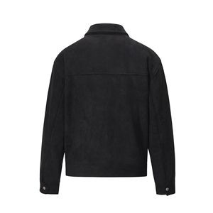Blouson Bomber Unisexe Tendance Instagram Style Euro-Américain en Tissu Similier au Daim Spandex Coupe-Vent Doublure Épaisse Rembourrée Grande Taille - Product Image 6