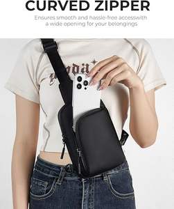 Bolsos Cruzados Pequeños de Verano para Mujer y Hombre, Impermeables, con Correa Ajustable y Cierre de Cremallera, Capacidad de 2L - Product Image 6