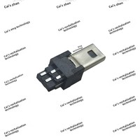 Cable de Datos USB Tipo V8 con Conector Macho de 8 Pines Mini USB, Fabricante Chino