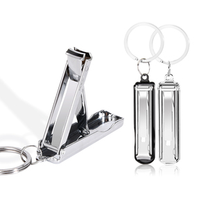Hongstars Nail Clippers Keychain Small Portable Travel Camping <strong>Mini</strong> Foldable Nail Cutter With Key Ring - Product Image 5