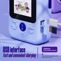 Appareil photo thermique pour enfants Yuniq avec double écran IPS HD de 2,4 pouces, caméras avant et arrière, impression instantanée A7