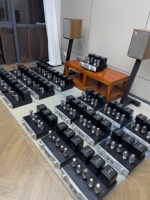 Audiophile MONA KT88 Single-Ended Tube Amplifier, 2.0 Channel, Konstruksi Logam, Ideal untuk Vinyl & Audio Resolusi Tinggi