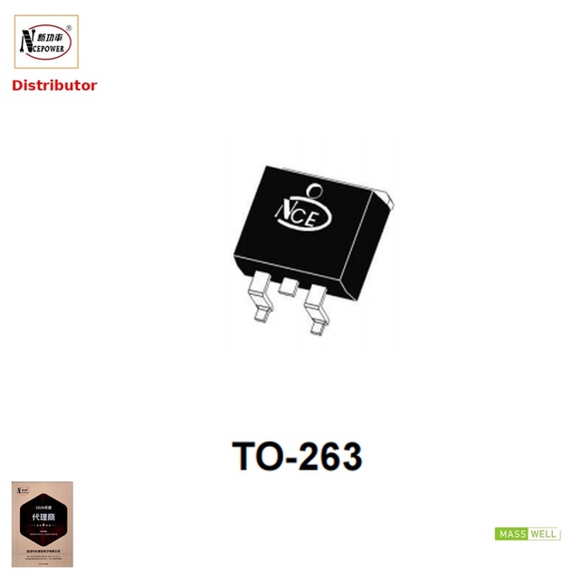 NCE NCEP01T18D Power MOSFET 100V 180.0A High Current Low Rds(on) Brand New Original TO-263 for Industrial Automotive In Stock