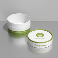 Tube en papier kraft de qualité alimentaire, écologique, certifié CE REACH, pour gâteaux et desserts, boîte à gâteau en carton cylindrique de luxe, boîte à sucre