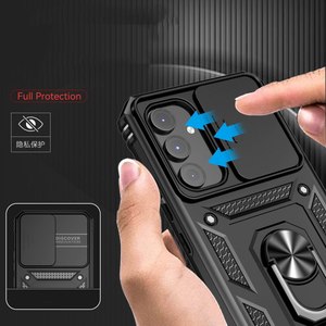 Custodia per telefono con cavalletto girevole e copriobiettivo scorrevole per <span class=keywords><strong>Samsung</strong></span> <span class=keywords><strong>Galaxy</strong></span> S25 S23 Ultra S24 S23 S26 A36 con protezione fotocamera - Product Image 5