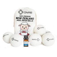Meilleures ventes 2026 : Nouveaux produits tendance pour la lessive – Boules de séchage en feutre de laine mérinos bio faites à la main (lot de 6) – Comme vu à la télévision