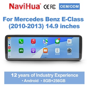 Navihua 14.9" Touch Screen Car Radio <b>DVD</b> <b>Player</b> Audio GPS Carplay Entertainment for Mercedes Benz E Class NTG4.0 2009-2016 - Product Image 2