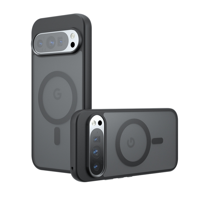 Matte Skin Texture Magnetic Shockproof Protective for Google Pixel 9 Pro XL Transparent Mobile Phones Cover for Pixel 9/9 Pro/9A