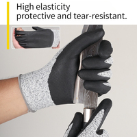 Gants de jardinage haute performance, durables, résistants aux épines, gants enduits de nitrile HPPE pour la plantation de légumes à domicile