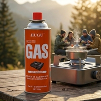Barbecue portable en métal à gaz butane pour camping extérieur, avec charbon de bambou, coupe-vent, réglable, facile à utiliser, pour cuisine