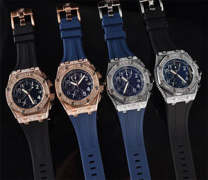 <span class=keywords><strong>Montre</strong></span> analogique en diamant doré pour homme, marque de luxe, <span class=keywords><strong>Bracelet</strong></span> pour homme, marque privée, marque de luxe, minimaliste, à Quartz - Product Image 6