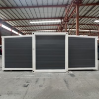 Vente directe Villa portable de luxe à 1, 2, 3, 4, 5 chambres, maison mobile, conteneur préfabriqué pliable extensible de 40 pieds et 20 pieds