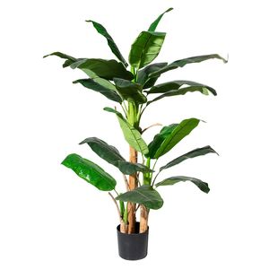 <strong>Artificial</strong> Plants Fake Leaves Greenery Shrubs Tropical Leaves <strong>Banana</strong> <strong>Tree</strong> for Indoor Outside Wedding Decor - Product Image 2