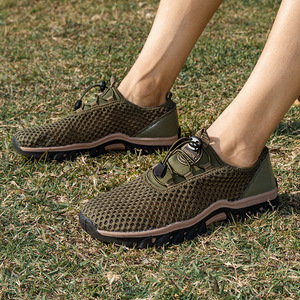 Slip-On Sandals Summer Mesh Breathable Soft Sole Hollow <b>Shoes</b> Fashion Trend Outdoor Sports Casual <b>Beach</b> - Product Image 5