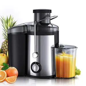 Top Sales Grote Mond Elektrische Twin Versnelling Automatische Fruit Juicer Extractor Automatische Pulp Uitwerpen, Sterkte Controle Oem Geschenkdoos