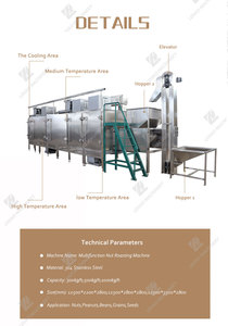 Tostador automático de pistachos, tostador de nueces de gas, nueces de gas, melón de almendro, semillas, granos, tostador - Product Image 3