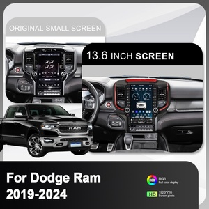 Autoradio Navihua pour voiture, écran vertical style Tesla, lecteur DVD audio, Carplay, divertissement pour Dodge Ram 2019-2024 - Product Image 4