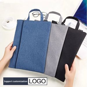 A4サイズ 防水二重層オックスフォード布製書類フォルダ ジッパーバッグ 収納バッグ (卸売・カスタマイズ可能) - Product Image 3