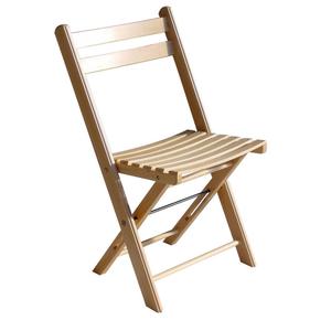 Sedia Pieghevole in Legno the Second verniciata naturale - Product Image 1