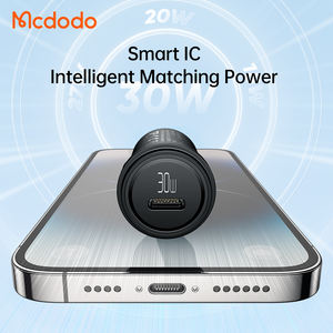Mcdodo 749 30W PD Type USB C <span class=keywords><strong>Chargeur</strong></span> de voiture LED Métal Alliage d'aluminium 30W 27W QC 3.0 Charge <span class=keywords><strong>rapide</strong></span> PD <span class=keywords><strong>Chargeur</strong></span> de voiture pour <span class=keywords><strong>iphone</strong></span> <span class=keywords><strong>samsung</strong></span> - Product Image 4