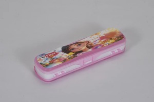 Most Selling Pink <b>MINI</b> Pencil <b>Box</b> by Vikas X Portable <b>Storage</b> Organizer for Pens Pencils School Daily Use Available For Sale - Product Image 3