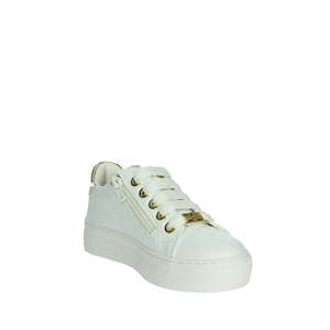 Zapatillas Cult Sneakers T-162 Blancas con Detalle de Cadena Dorada, Zapatos de Lona de Moda para Mujer - Product Image 5