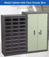Gabinete Organizador Industrial de Alta Resistencia, Acero Laminado en Frío, Tipo Cajón, Antiestático, ESD Seguro, Ahorro de Espacio