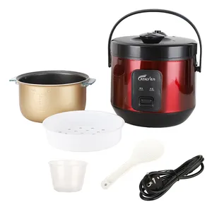 Top Pick Kitchen Appliance 1.8L Professional Non Stick Inner Pot Red Portable Electric Rice Cooker