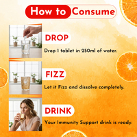 Comprimés effervescents de vitamine C 1000 mg OEM pour le soutien nutritionnel quotidien des adultes