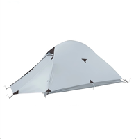 Tente de camping portable imperméable pour deux personnes, idéale pour l'escalade en montagne en été, avec une chambre, ensemble tout-en-un pour la randonnée