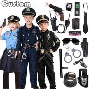 Costume d'Halloween pour enfants personnalisé en gros, ensemble de déguisements cosplay avec accessoires, maquillage pour garçons, tenue de déguisement - Product Image 3