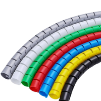 Línea Flexible Espiral Cable Organizador Almacenamiento Tubo Cable Protector Gestión Cable PE Tubo