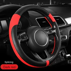 Universal Car Steering Wheel Protector Cover for Peugeot 206 207 207CC 308 301 307 408 508 3008 2008 Car Accessories 37-39cm