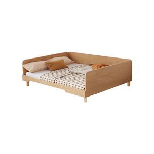 Lit de sol Montessori Tomy <span class=keywords><strong>Niki</strong></span> 2026 avec panneaux modernes et barrières de sécurité pour enfants - Product Image 5