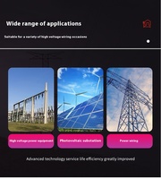 SENTUO LA1 – Serre-câbles réglables à 4 cœurs en fibre de verre pour lignes aériennes – Accessoires électriques pour terminaison de lignes aériennes